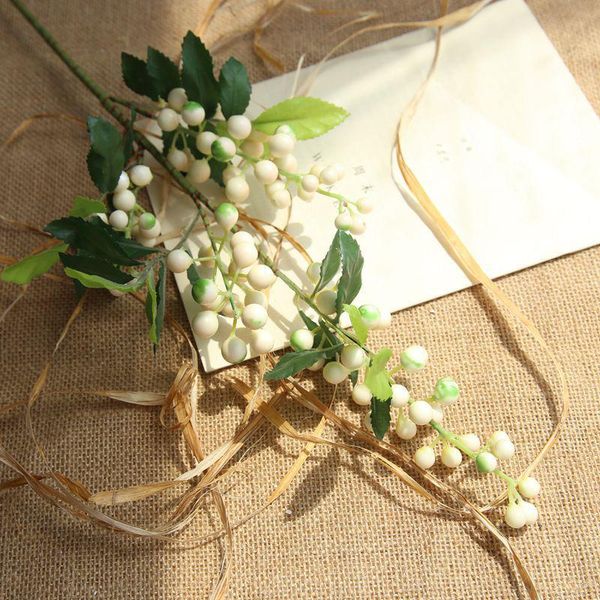 Fiori decorativi ghirlande per fiori artificiali mazzo conciso da sposa da sposa da sposa bouquet tavolo da bouquet decorazione per interni per il negozio di librerie Cafe C