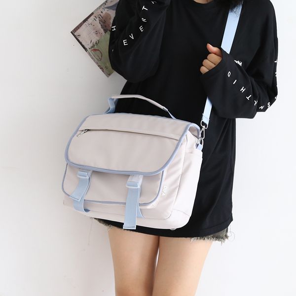 

women fashion multifunctional 2021 trendy crossbody simple female school shoulder bag college student bookbag ladies