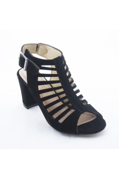 

women black hole sandals