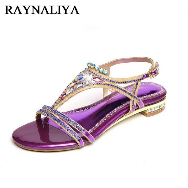 

new summer rhinestone sequins women sandals fashion string bead low heels leisure open toe outwear ladies shoes big siz, Black
