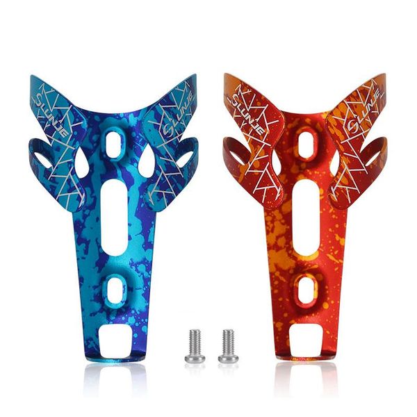 

fashion full metal bicycle water bottle cage mtb road bike holder ultra light cycle equipment matte / bottles & cages