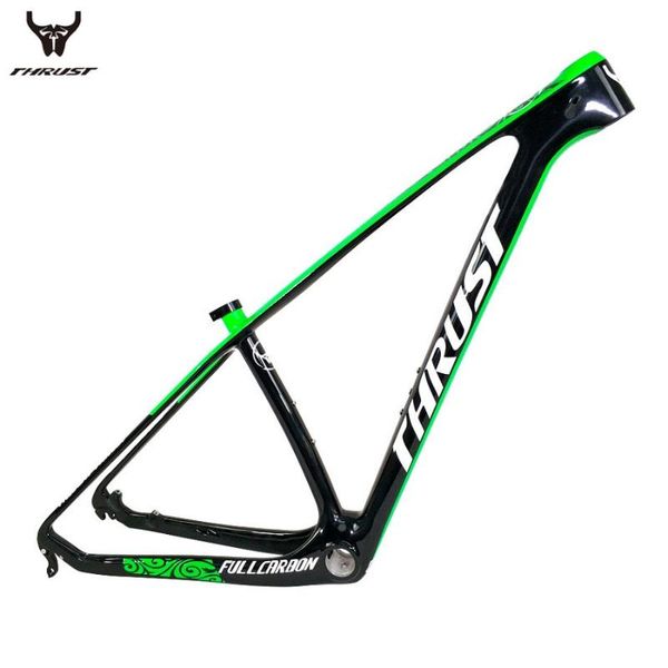 

bike frames thrust carbon mtb frame 29er mountain 27.5er 15 17 19 green bsa bb30 for bicycle 2 year warranty