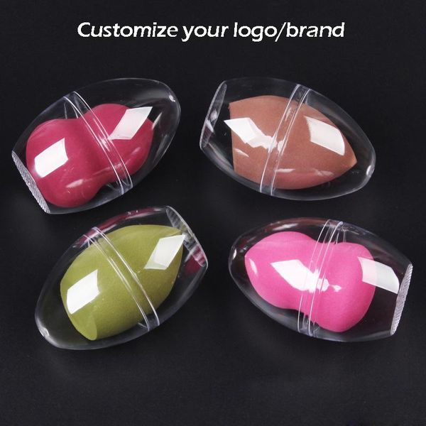 

sponges, applicators & cotton 30pcs custom logo brand with egg box super soft sponge makeup cosmetic puff make up accessories