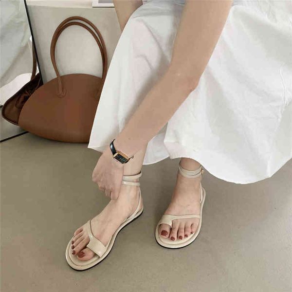 

shoes women slippers sandals women's summer flat 2022 new sandales femmes, Black