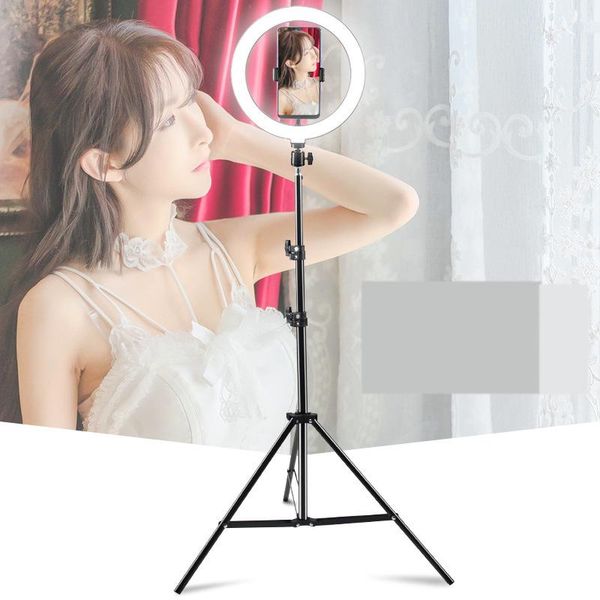 

tripods live broadcast 10-inch led ring light anchor phone stand fill set