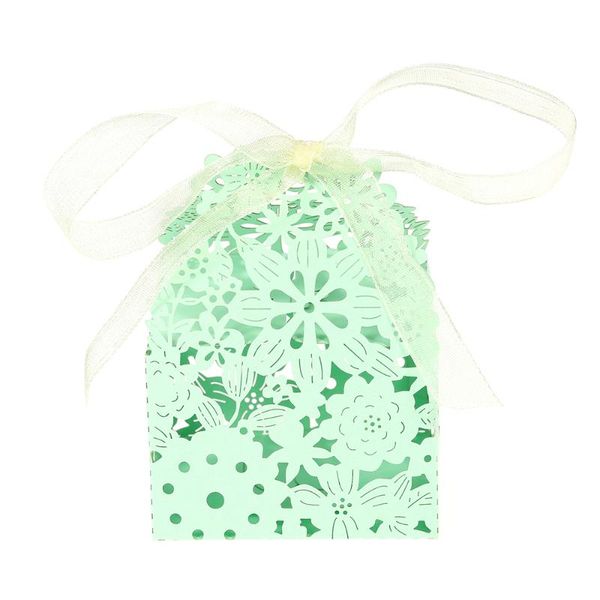 

gift wrap 10pcs delicate carved flower elegant candy boxes with ribbon wedding gifts for party birthday banquet bridal shower