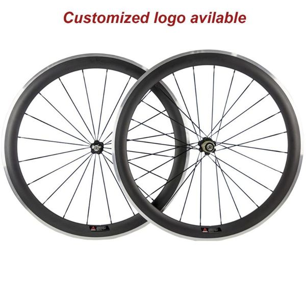 

bike wheels 700c carbon 50mm road bicycle wheelset alloy brake racing alluminum