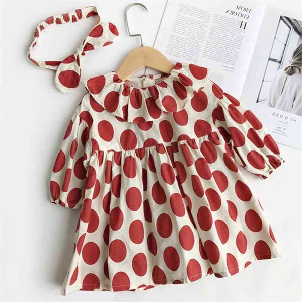 

kids embroidery princess dress casual dresses for girls autumn long sleeves girl clothing children clothes 210528, Red;yellow