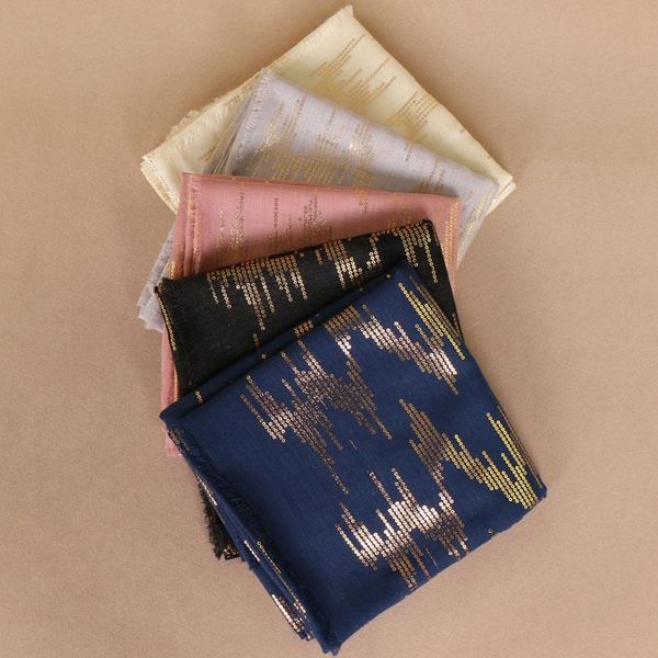 

scarves women glitter hijabs ironing shimmer scarf soft cotton muslim head wraps shawls hijab 13 color 190*90cm 10pcs/lot, Blue;gray