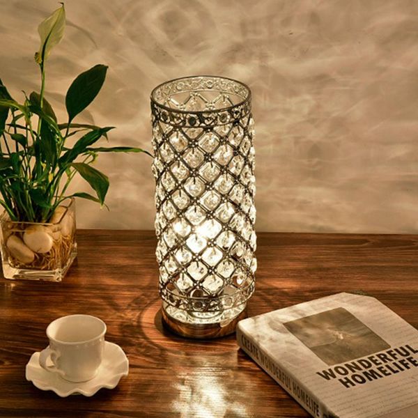 

table lamps lamp crystal light lampshade style chandelier family