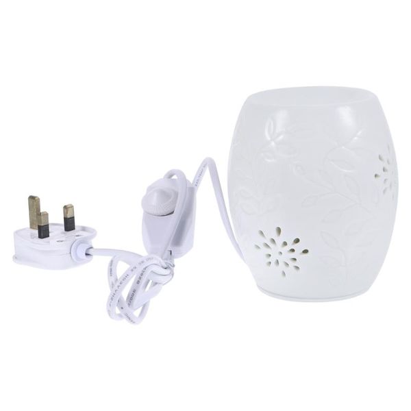 

fragrance lamps 1pc ceramics electric warmer essential oil lamp (uk plug)