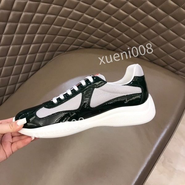 

2021 classic hardware kelly buckle casual 39-44 shoes black white leather women's flat shoes men's lace up outdoor sneaker sandsho, Red;white