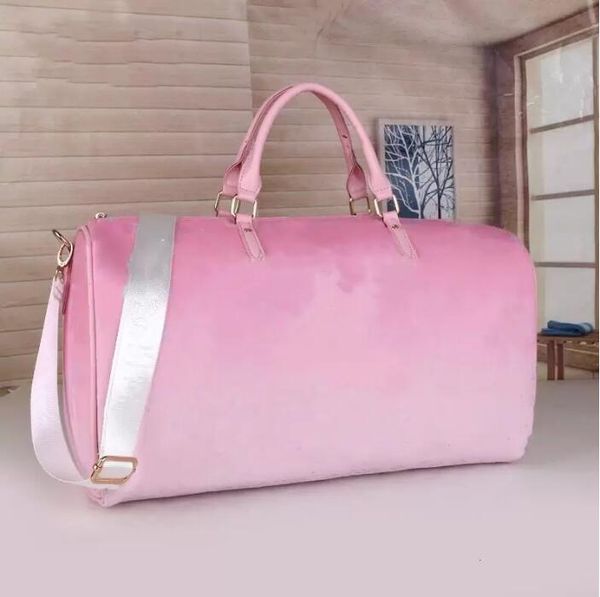 

2022 fashion printed cloud designer men women travel bag duffle bag, leather luggage handbags large capacity sport 50cm, Red;black