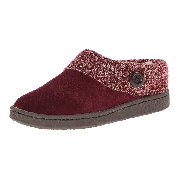 

fashion ladies slippers winter warm fur indoor flat heel shoes, Black