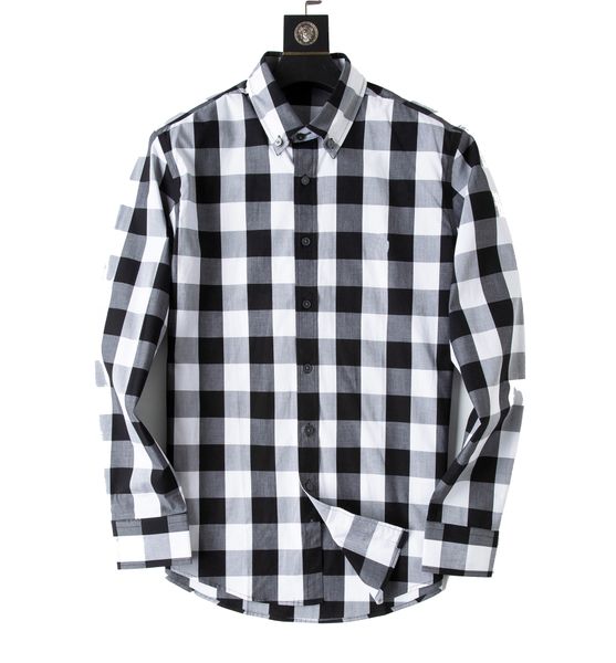 

luxurys designers wholesale mens dress shirts fashion solid slim long sleeve brand working clothing chemise homme camisa social masculina, White;black