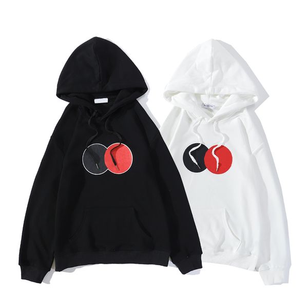 

2021 men's hoodies women hoodie fashion letter printing casual loose sweatshirt warm clothing ladies pullover streetwear m-2xl, Black