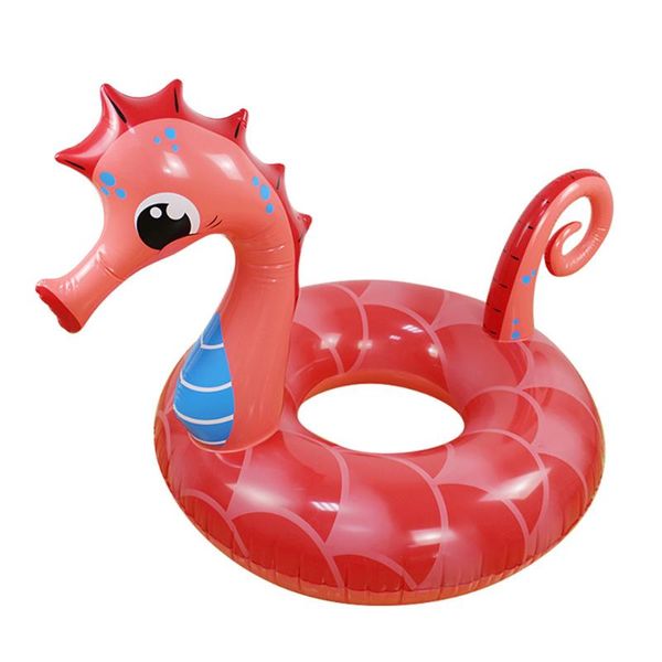 

life vest & buoy floating water hippocampus float lounger toys inflatable ring swimming pool foldable circle