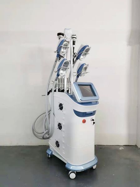 

360Â° multifunction cryo e slimming fat reduce 5 handles working together cryolipolysis+cavitation+rf+ lipolaser ultracavitation double chin