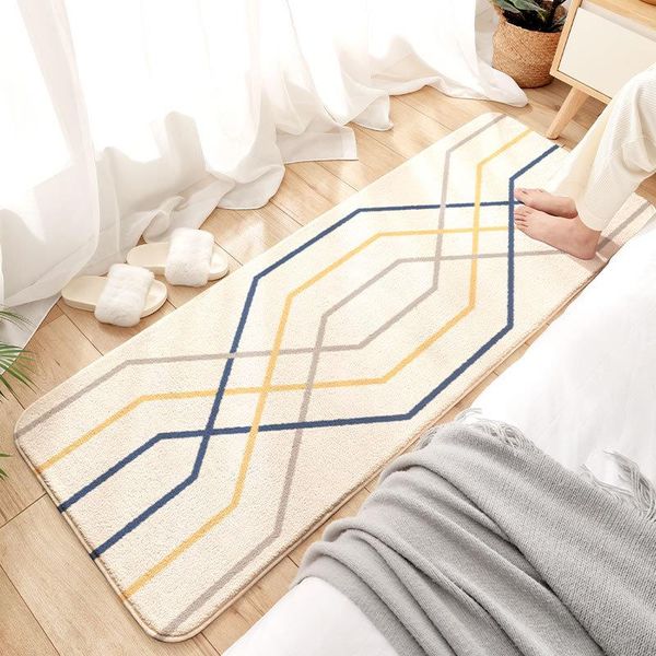 

carpets lambs wool bedroom carpet thicken plush mat living room kawaii rug furry non slip balcony entrance door comfortable