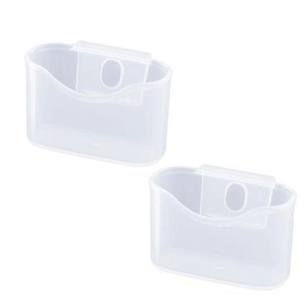 

storage bottles & jars 2 pcs mini box home kitchen fridge small container organizers portable deskdrop