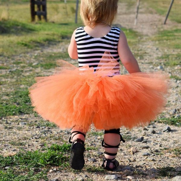 

cute baby girls tutu skirts kids ballet dance tulle pettiskirt underskirts children halloween birthday party costume, Blue