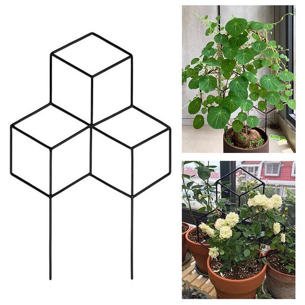 

planters & pots plant trellis iron grid bracket decorative wire fencing border garden crawling accessory support