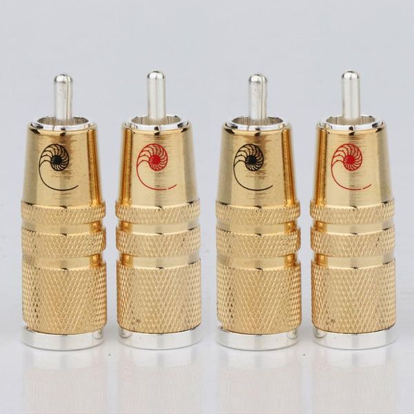 

smart power plugs cardas hifi silver plated plug srca rca male interconnect cable electrical 9mm for audio heat shrinkable sleeve
