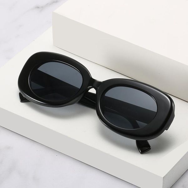 

sunglasses 2021 goggle arrival glasses oval ladies trendy vintage retro women's eyewear uv400 summer, White;black