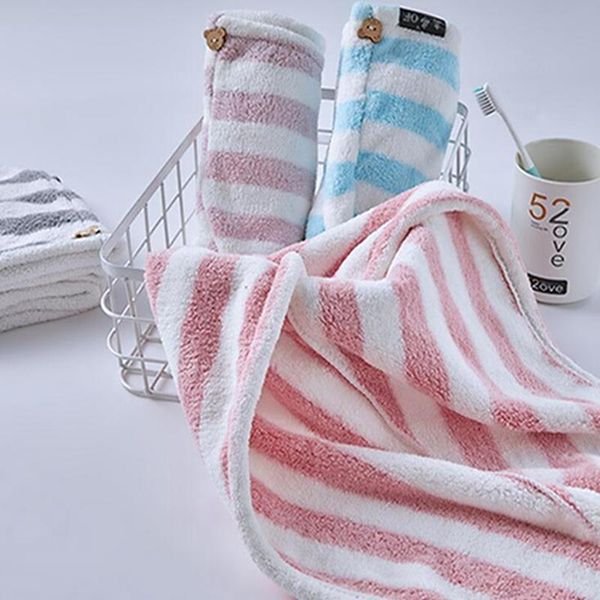 

microfiber quick-drying cap ladies shower hair drying super absorbent dry bath tool caps