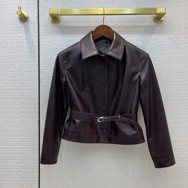 

women's jackets 100% leather jacket women 2021 female casual solid blazer spring autumn formal outerwear coat, Black;brown
