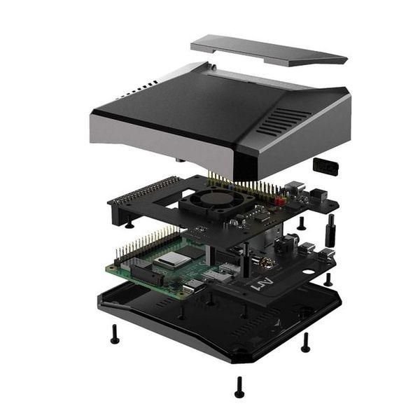Demo Board Accessories Argon ONE M.2 Case for Raspberry Pi 4 Model B M.2 SATA SSD to USB 3.0 Board Support UASP