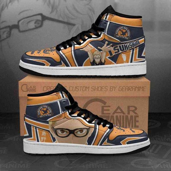 

karasuno tsukishima kei sneakers haikyuu anime sho, Black