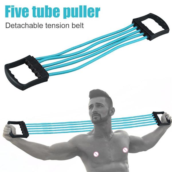 

chest expander band yoga gym fitness rope back exerciser workout strength trainer bands accessories resistance