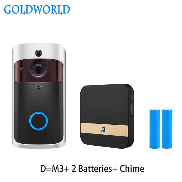 

alarm systems smart ip video intercom wi-fi door phone bell wifi doorbell camera for apartments ir wireless security