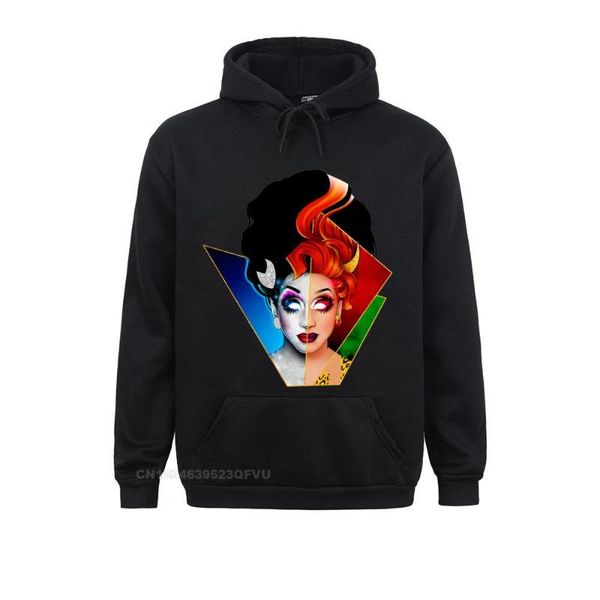 

men's hoodies & sweatshirts bianca del rio pullover hoodie rupaul's drag race rupaul rpdr awesome christmas tees women cotton cust, Black
