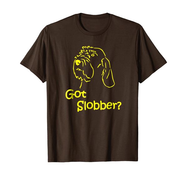 

spinone italiano got slobber t-shirt - funny dog slobber in, White;black
