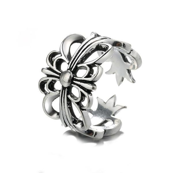 

cluster rings silver 925 jewelry women wild resizable for sterling, Golden;silver