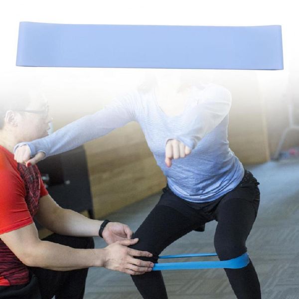 

resistance bands yoga silicone band multi-color high elasticity and thickening auxiliary hip tension postpartum rehabilitation