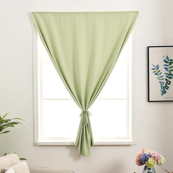 

curtain & drapes punch-short curtains blackout for living room bedroom window treatments home decoration