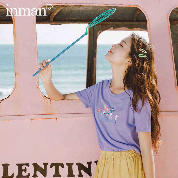 

women's t-shirt t shirts o-neck print child interest cute cotton short sleeve t-shirt a1sl, White