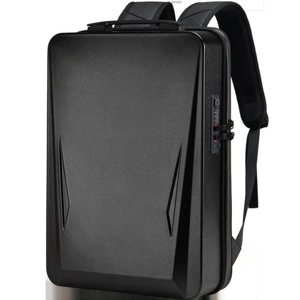 

men anti-theft 17.3 inch lapbackpack pc hard shell game notebook usb waterproof backpacks travel bags pack for male 211018