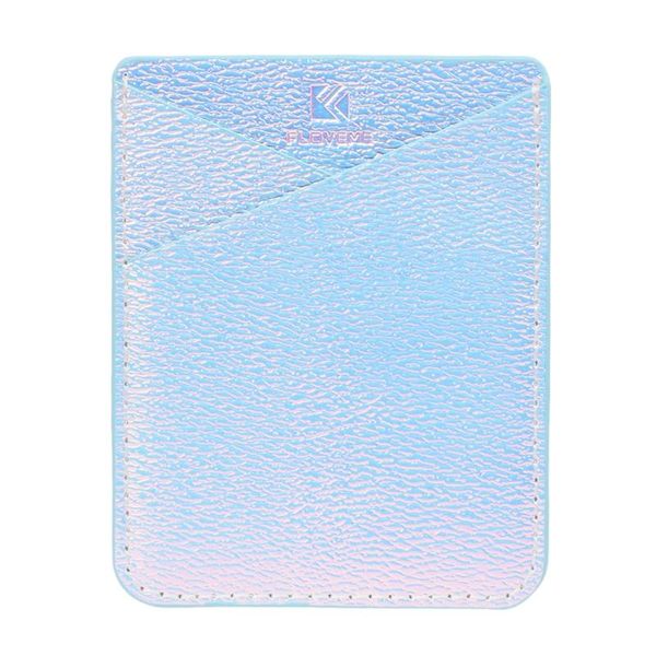

card holders fashion mobile phone id holder wallet credit pocket adhesive sticker, Brown;gray