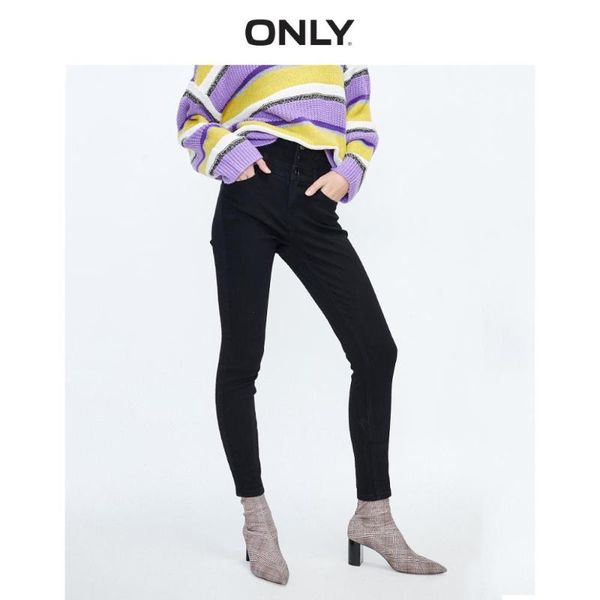 

women's jeans only slim fit high-rise crop | 120149561, Blue