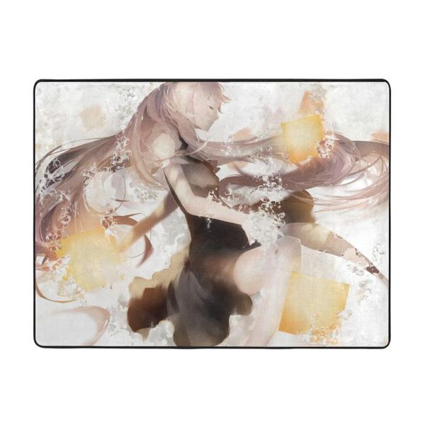

carpets living room,kitchen,bedroom,cartoon carpet,fantasy girl carpet 63 x 48 in