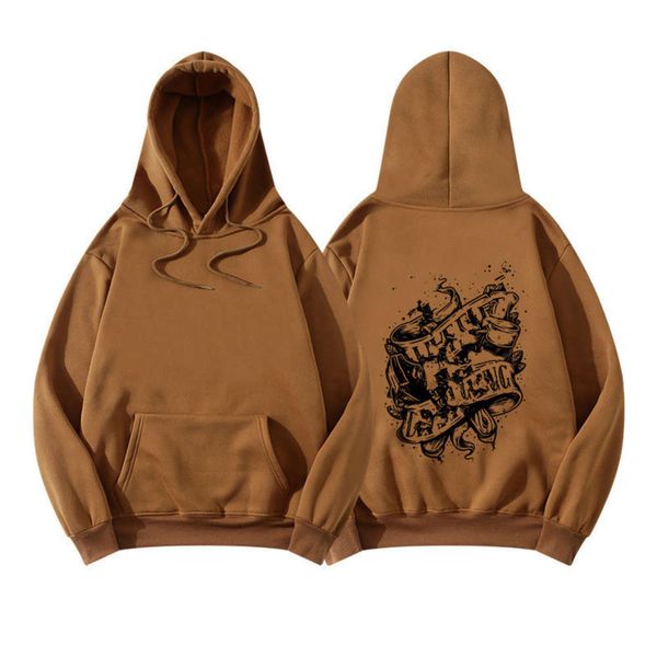 

men's pullover brand fashion printing hoodie sportswear big plush, Black