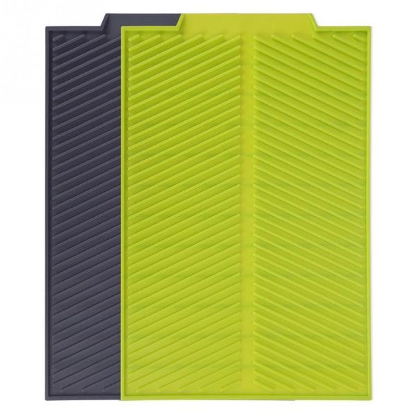 

table runner rectangle silicone drain mat drying dishes pad heat resistant slip-proof tray set massage mats for kitchen dish