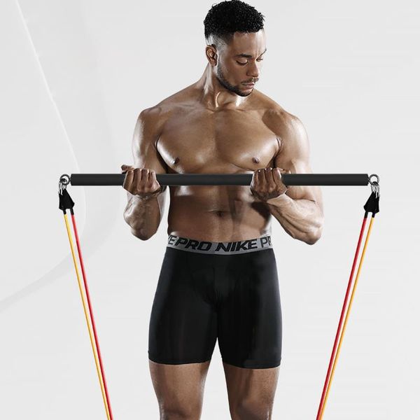 

resistance bands fitness yoga pilates bar stick portable professional rally pulling