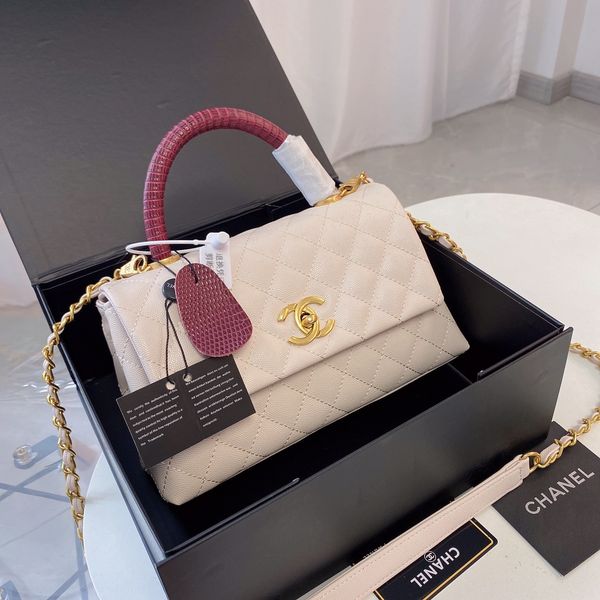 

lady handbag designer totes shoulder bags crossbody messenger chains bag good quality leather purses ladies high capacity v-shape rhombic gr