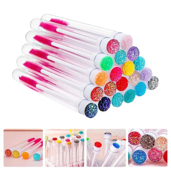 

eyelash curler 20pcs brush tubes lash extension brushes container