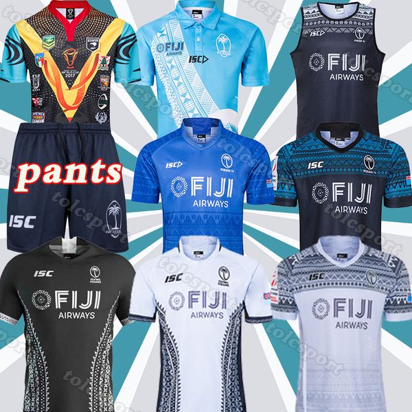 

new rugby jersey sevens olympic shirt thailand quality19 20 fiji national 7's rugby jersey s-3xl, Black;gray